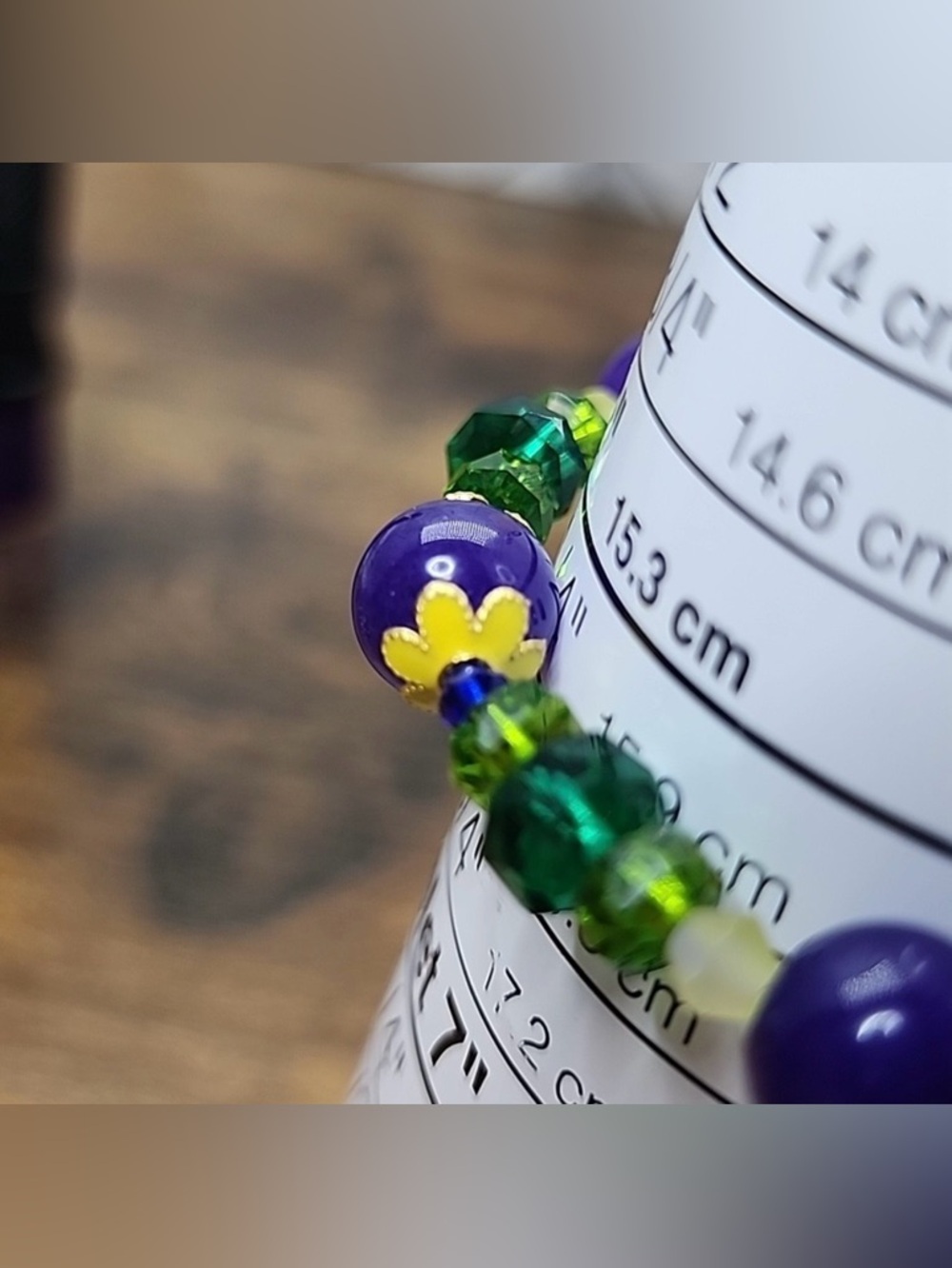 Violet Bouquet Swarovski Crystal Amethyst Gemstone Magenet Closer Braclet 6.25 - Picture 5 of 6